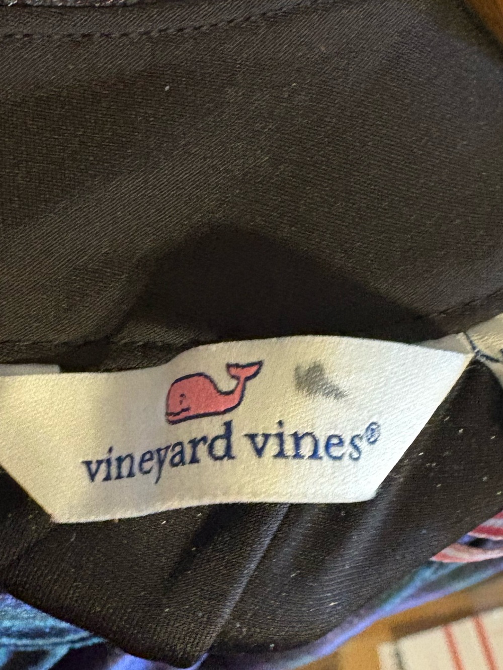 Vineyard Vines Black Velvet Tie-Shoulder Sleeveless Blouse - Picture 11 of 11